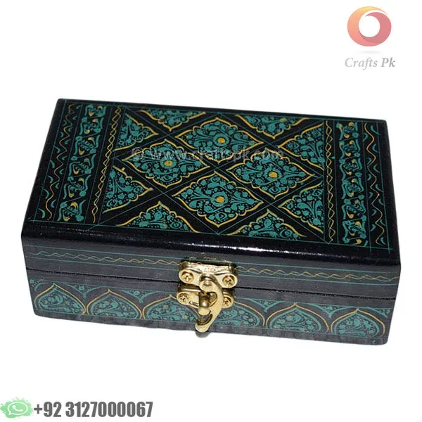 Lacquer Handmade Wooden Jewelry Box For Watches Bracelets
