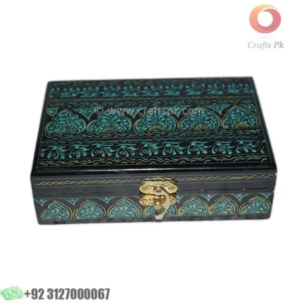 Handcrafted Lacquer Wooden Jewelry Box For Watches Bracelets