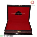 Handcrafted Naqshi Jewelry Box In Beautiful Red Color