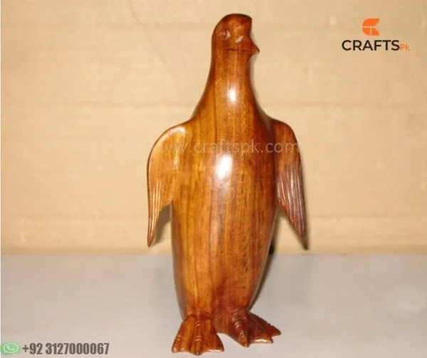 Wooden Penguin Figure Animal Décor Gift